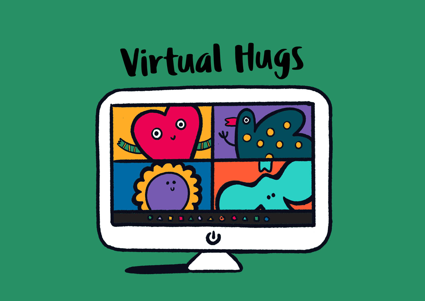 Virtual Hugs (Full Colour)