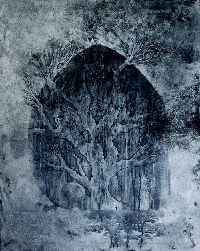 Remembering Alusta, painted on location, Crimea, Ukraine (now Russia)